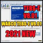 Wabco TEBS-E 6.1 2021 wabco Software de diagnóstico Inglés Alemán + nuevo Activador
